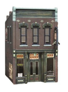 O Built-N-Ready Sully's Tavern 2-Story Building LED Lighted