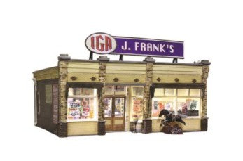 O Built-N-Ready J. Franks' Grocery Building LED Lighted