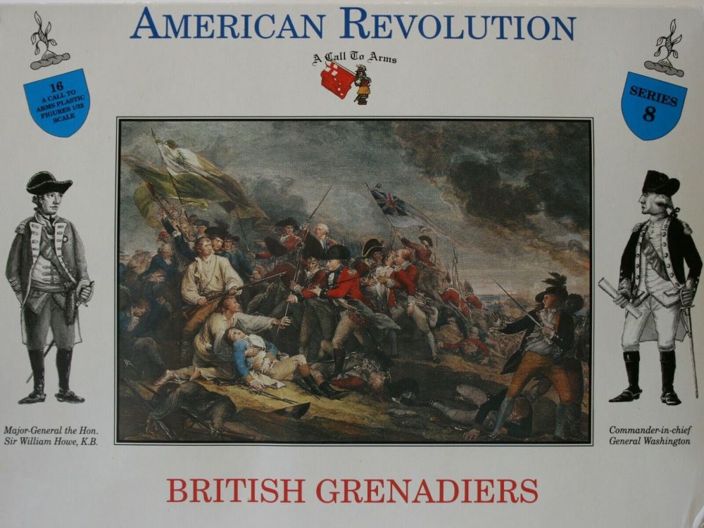 1/32 American Revolution: British Grenadiers (16)