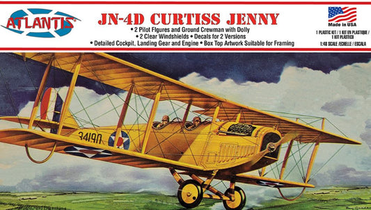 1/48 Curtiss Jenny JN4 BiPlane (formerly Lindberg)