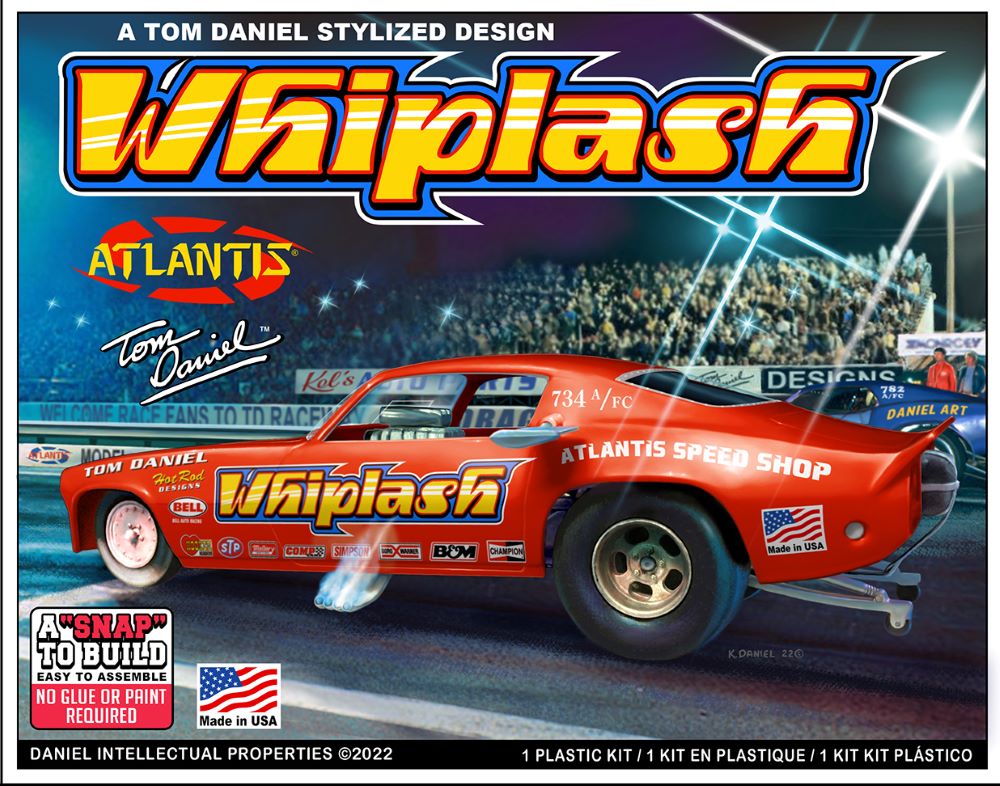 1/32 Tom Daniel's Whiplash Camaro Funny Car (Snap) (formerly Monogram)