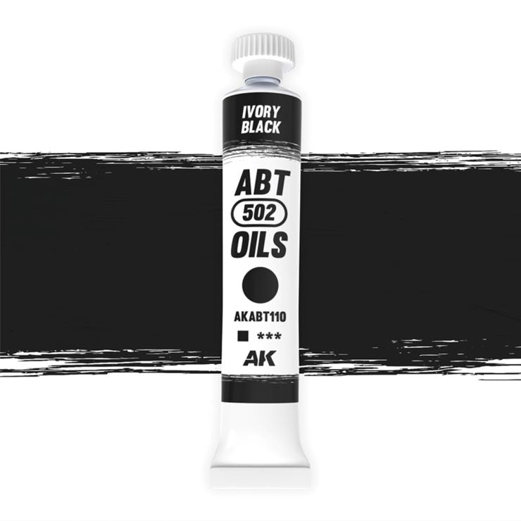 Weathering Oil Paint Black 20ml Tube
