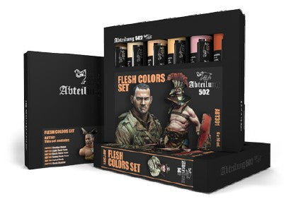 Flesh Weathering Oil Paint Set (6 Colors) 20ml Tubes