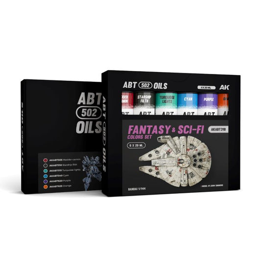 Fantasy & Sci-Fi Oil Paint Set (6 Colors) 20ml Tubes