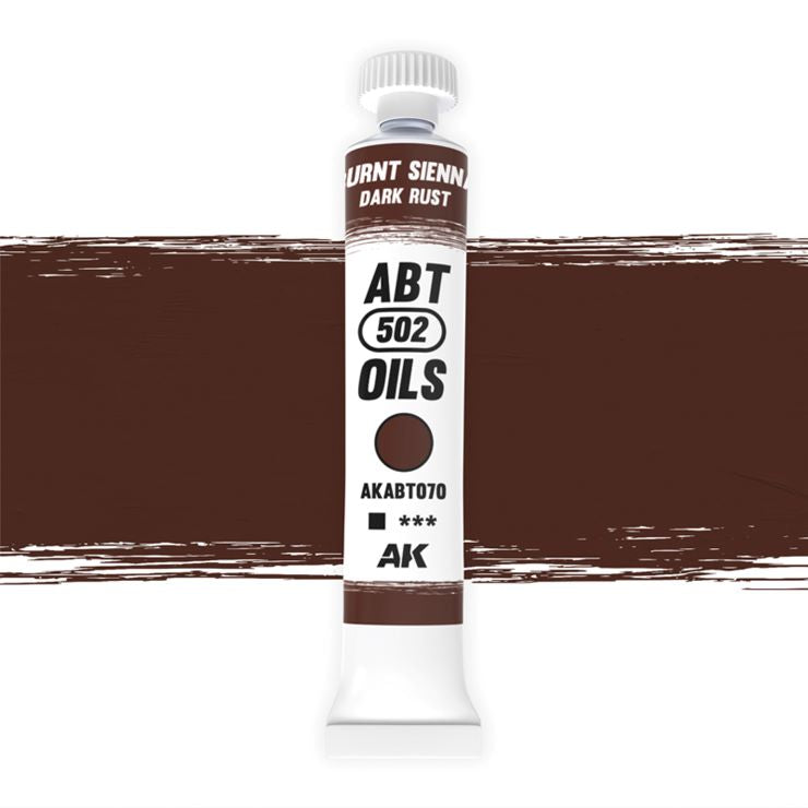 Weathering Oil Paint Dark Rust 20ml Tube