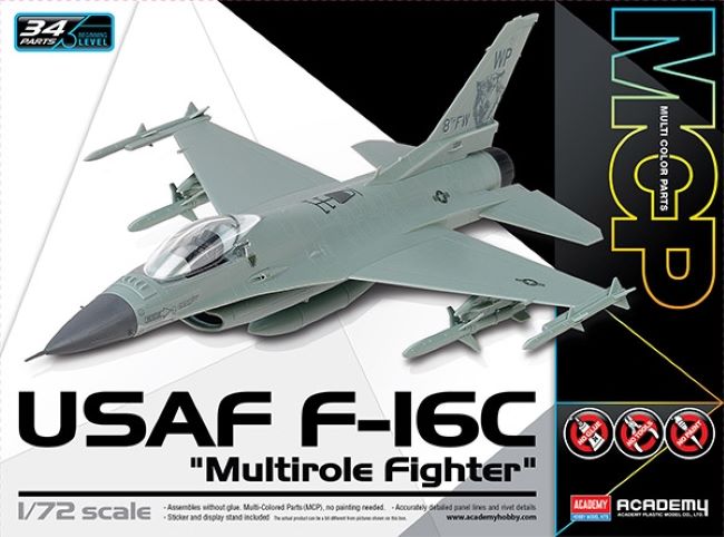 1/72 F16C Multi-Role USAF Fighter (Snap)