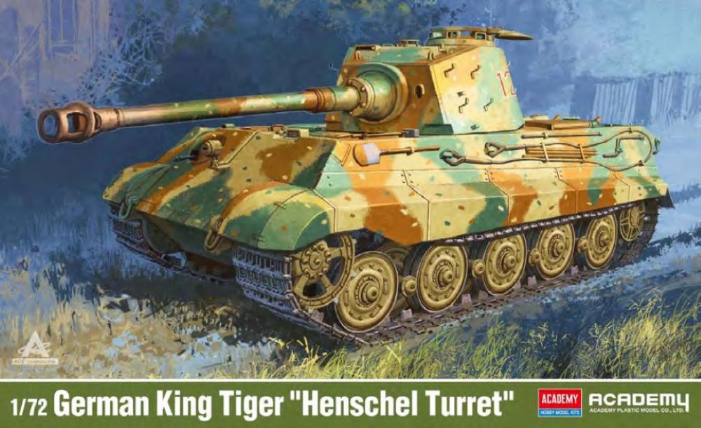 1/72 German King Tiger Henschel Turrett Tank