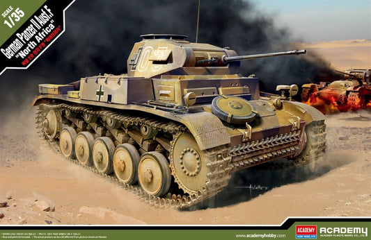 1/35 German Panzer II Ausf F Tank North Africa