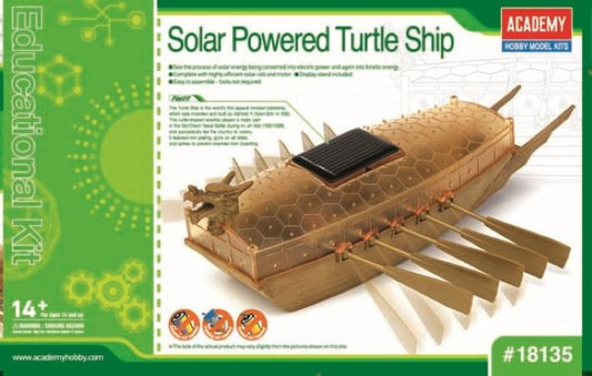 Educational Kit: Solar Powered Turtle Ship (Approx 6"L) (Snap)