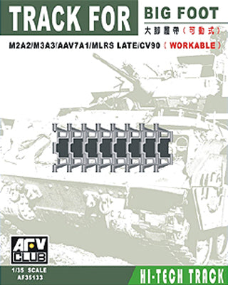 1/35 Big Foot Workable Track Links for M2A2, M3A3, AAV7A1, MLRS Late/CV90