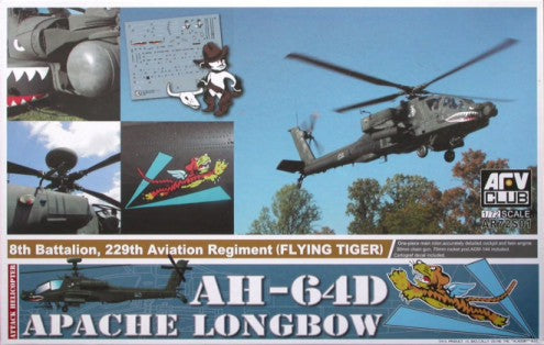 1/72 AH64D Apache Longbow 8th Battalion, 229th Aviation Rgmt Flying Tiger Attack Helicopter