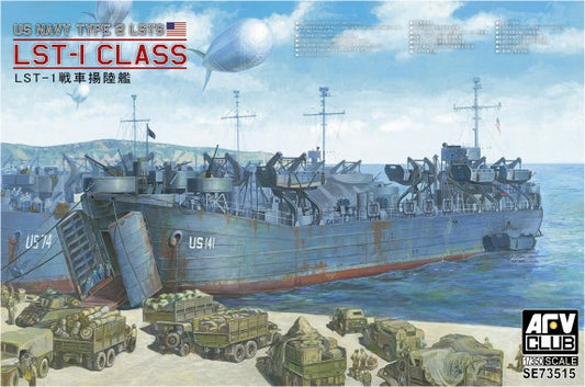 1/350 WWII USN Type 2 LSTS LSR1 Class Landing Ship