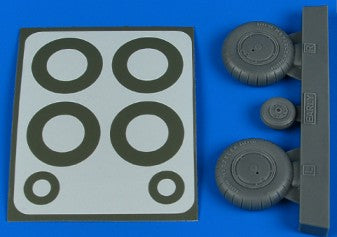 1/32 Bf108 Early Wheels & Pint Masks For EDU (D)