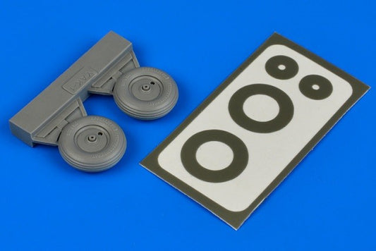 1/48 Yak1 Wheels & Paint Masks For ATE & EDU (D)