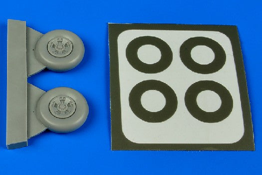 1/48 Spitfire Mk V Wheels (5-Spoke) & Paint Masks (D)