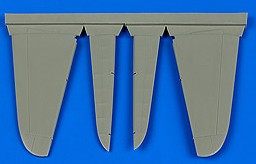 1/48 A6M Zero Control Surfaces For HSG (D)