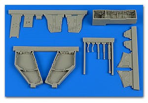 1/48 F4J/S Phantom II Wheel Bay For Zoukei-Mura