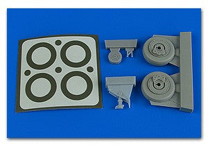 1/48 A1J Skyraider Wheels & Paint Masks For TAM