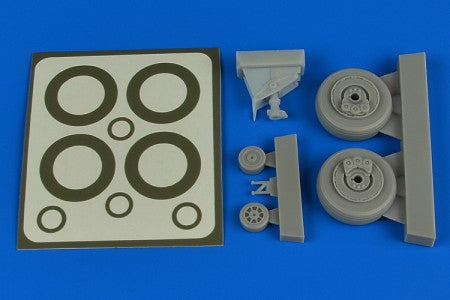 1/48 A1H Skyraider Wheels & Paint Masks For TAM