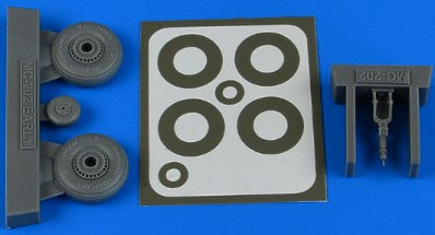 1/48 Macchi Mc202 Early Wheels & Paint Masks For HSG & EDU (D)