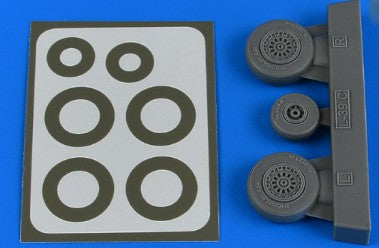 1/48 L39C Albatros Wheels & Paint Masks For TSM (D)