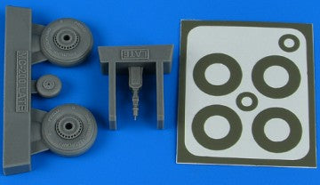 1/48 Macchi Mc202 Late Wheels & Paint Masks For ITA & TAM (D)