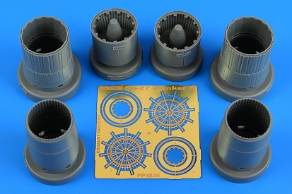 1/48 Su27 Flanker B Exhaust Nozzles For KTY (D)
