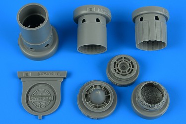 1/48 Kfir C2/C7/F21 Exhaust Nozzle For KIN (Resin)