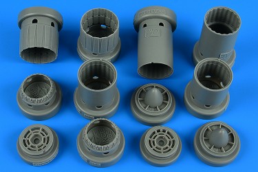 1/48 F4E/EJ/F/G/J/S Phantom II Exhaust Nozzles For HSG (Resin)