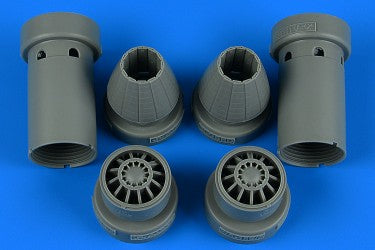1/48 F/A18E/F Super Hornet Exhaust Nozzles Closed For MGK (Resin)