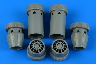 1/48 F/A18E/F Super Hornet Exhaust Nozzles Opened For HBO (Resin)