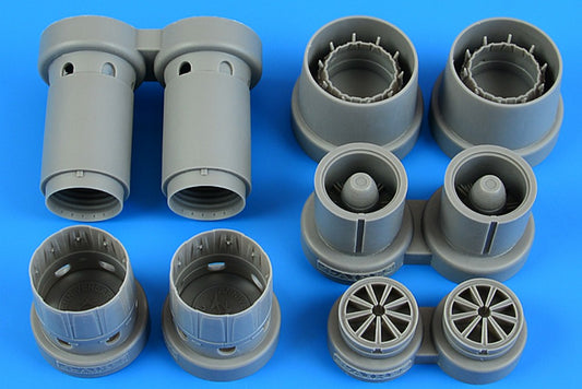 1/48 Rafale Exhaust Nozzles For HBO (Resin)