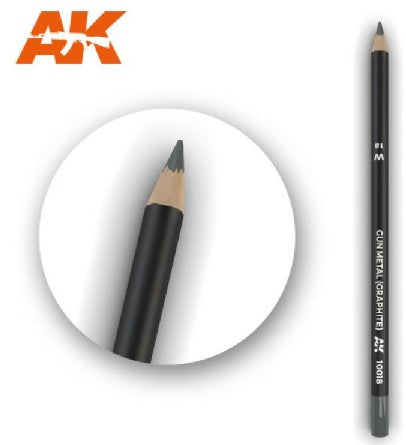 Weathering Pencils: Gun Metal (Graphite) (5/Bx)