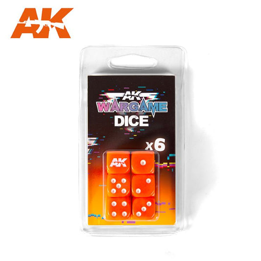 Wargame: Orange Dice (6) (D)