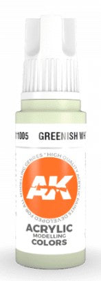 Greenish White 3G Acrylic Paint 17ml Bottle