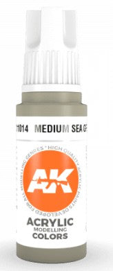 Medium Sea Grey 3G Acrylic Paint 17ml Bottle