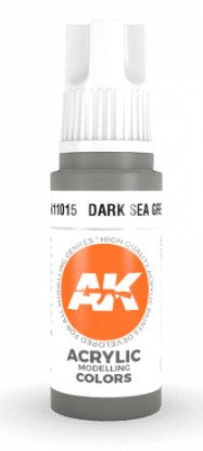 Dark Sea Grey 3G Acrylic Paint 17ml Bottle