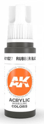 Rubber Black 3G Acrylic Paint 17ml Bottle