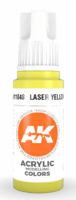 Laser Yellow 3G Acrylic Paint 17ml Bottle