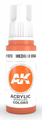 Medium Orange 3G Acrylic Paint 17ml Bottle