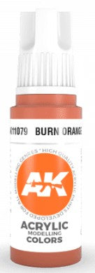 Burn Orange 3G Acrylic Paint 17ml Bottle