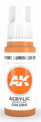 Luminous Orange 3G Acrylic Paint 17ml Bottle