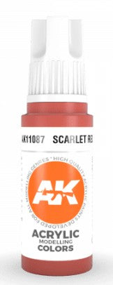 Scarlet Red 3G Acrylic Paint 17ml Bottle