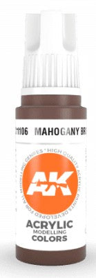 Mahogany Brown 3G Acrylic Paint 17ml Bottle