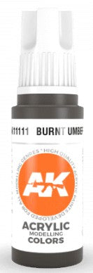 Burnt Umber 3G Acrylic Paint 17ml Bottle