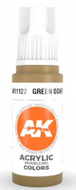 Green Ocher 3G Acrylic Paint 17ml Bottle