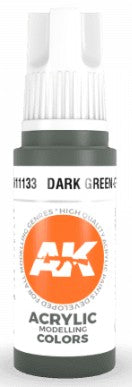 Dark Green Grey 3G Acrylic Paint 17ml Bottle