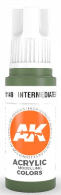 Intermediate Green 3G Acrylic Paint 17ml Bottle