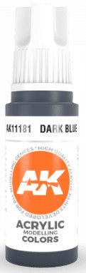 Dark Blue 3G Acrylic Paint 17ml Bottle