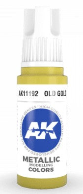 Old Gold Metallic 3G Acrylic Paint 17ml Bottle